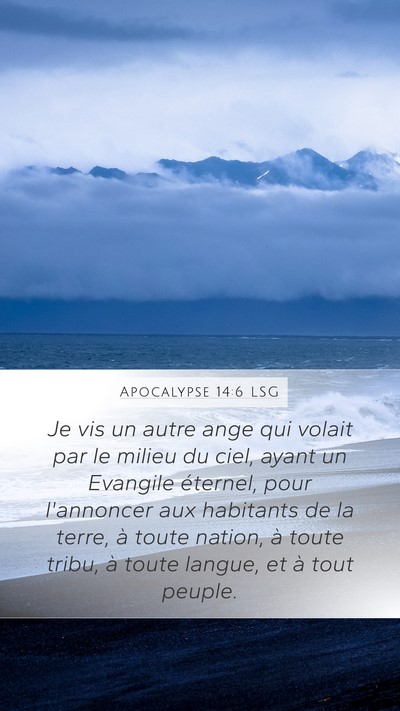Apocalypse 14:6 LSG Bible Verse Image