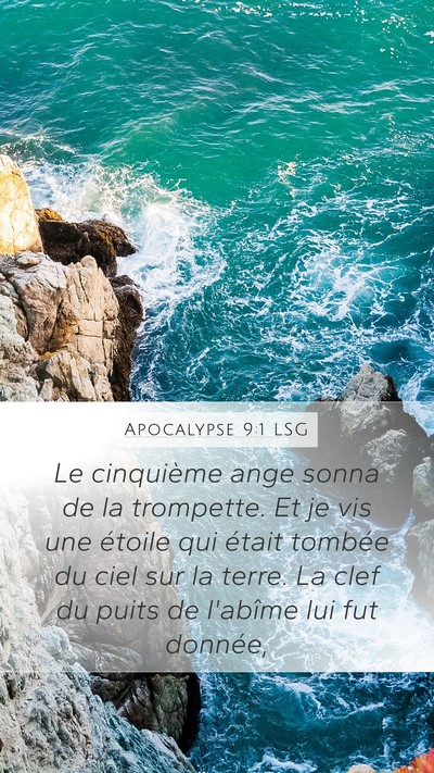Apocalypse 9:1 LSG Bible Verse Image