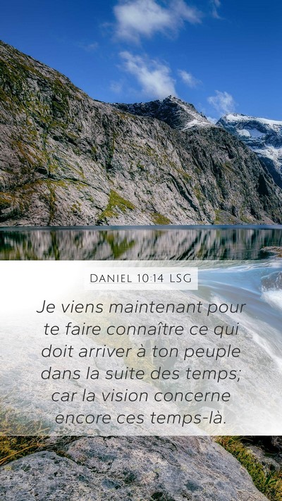 Daniel 10:14 LSG Bible Verse Image
