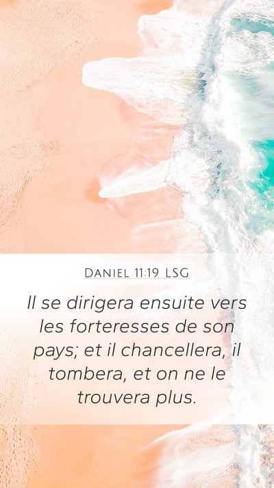 Daniel 11:19 LSG Bible Verse Image