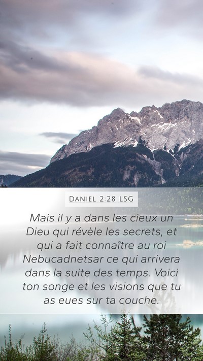 Daniel 2:28 LSG Bible Verse Image