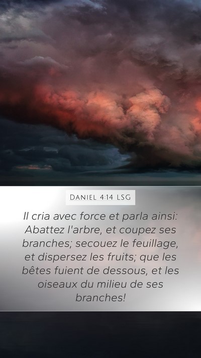 Daniel 4:14 LSG Bible Verse Image