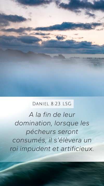 Daniel 8:23 LSG Bible Verse Image