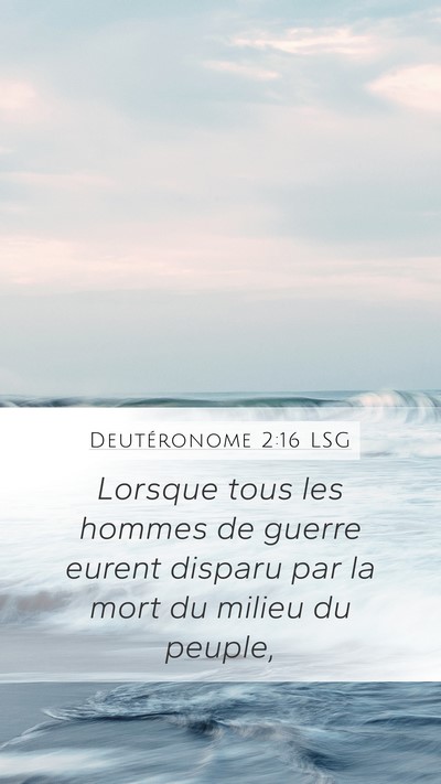 Deutéronome 2:16 LSG Bible Verse Image