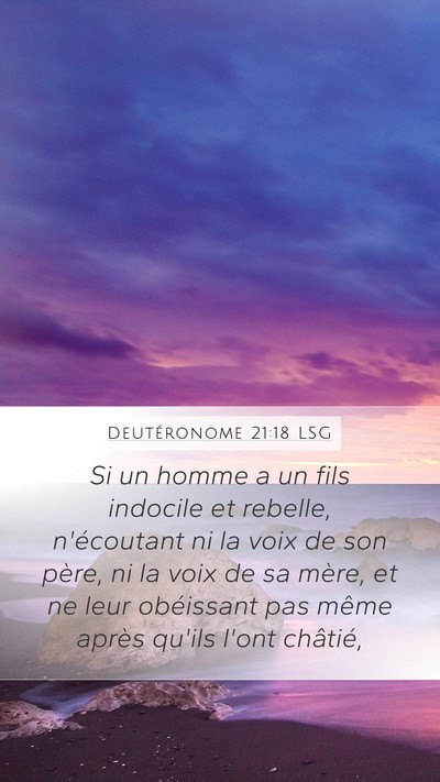 Deutéronome 21:18 LSG Bible Verse Image
