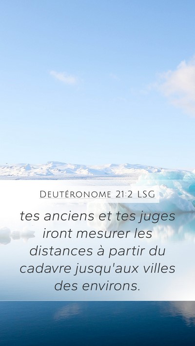Deutéronome 21:2 LSG Mobile Phone Wallpaper - tes anciens et tes juges iront mesurer les - Mobile Bible Verse Wallpaper