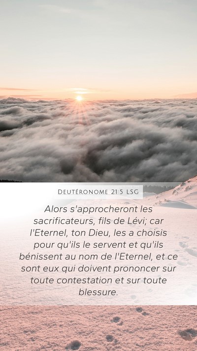 Deutéronome 21:5 LSG Bible Verse Image