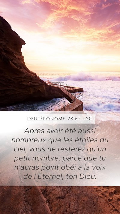 Deutéronome 28:62 LSG Bible Verse Image