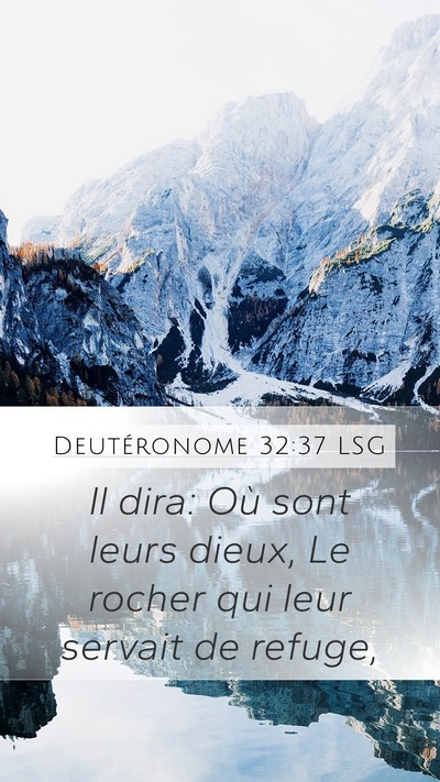 Deutéronome 32:37 LSG Bible Verse Image