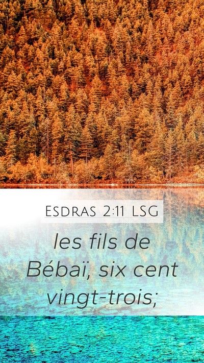 Esdras 2:11 LSG Bible Verse Image
