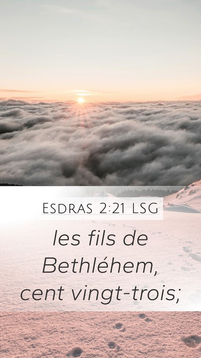 Esdras 2:21 LSG Bible Verse Image