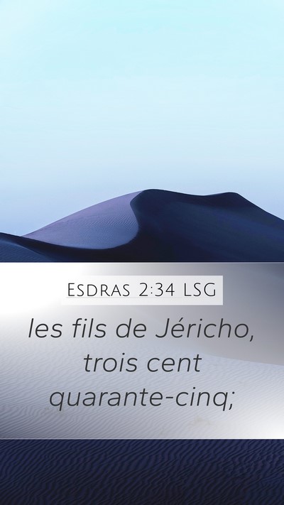 Esdras 2:34 LSG Bible Verse Image
