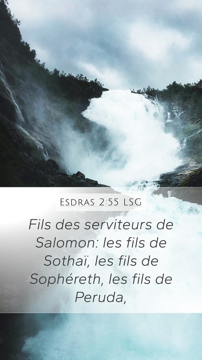 Esdras 2:55 LSG Bible Verse Image