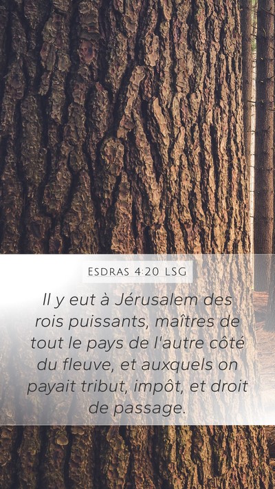Esdras 4:20 LSG Bible Verse Image