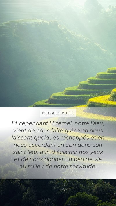 Esdras 9:8 LSG Bible Verse Image