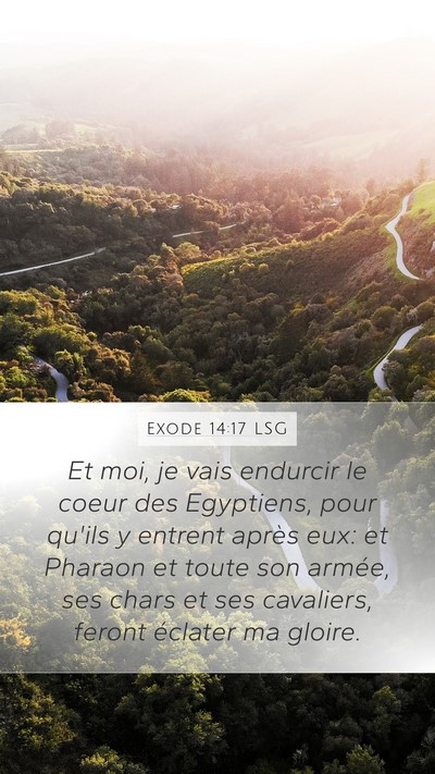 Exode 14:17 LSG Bible Verse Image