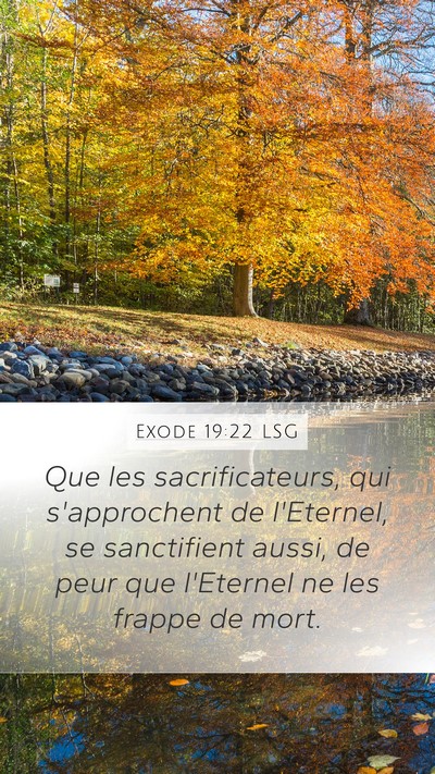 Exode 19:22 LSG Bible Verse Image