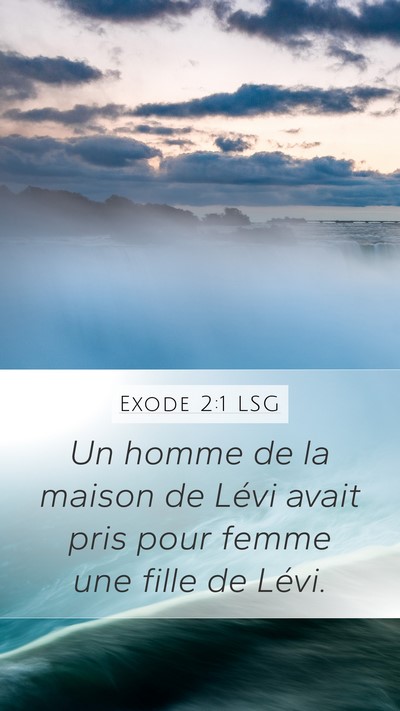Exode 2:1 LSG Bible Verse Image