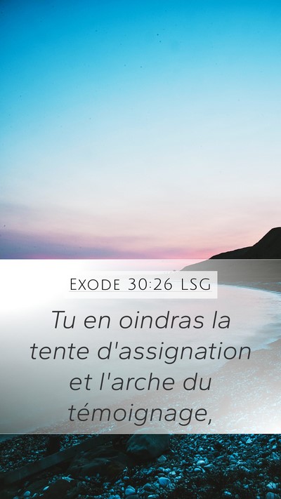 Exode 30:26 LSG Bible Verse Image