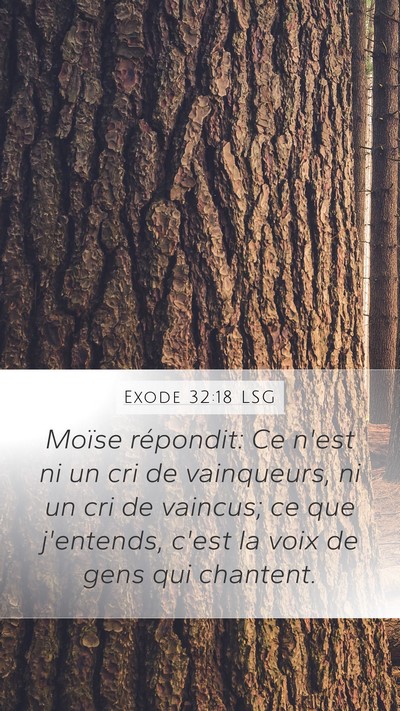 Exode 32:18 LSG Bible Verse Image