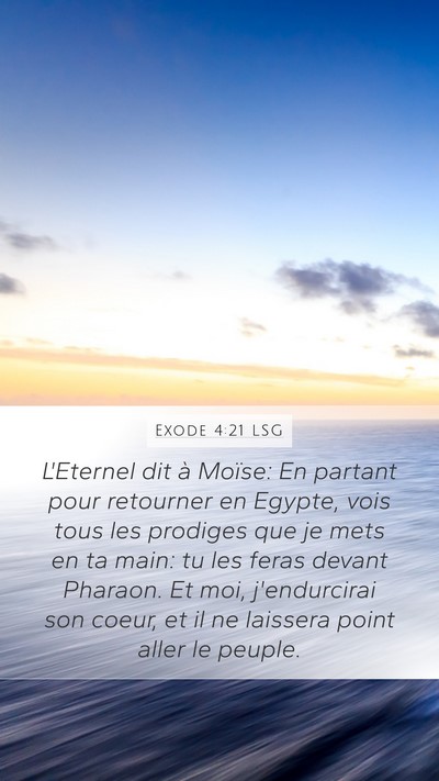 Exode 4:21 LSG Bible Verse Image