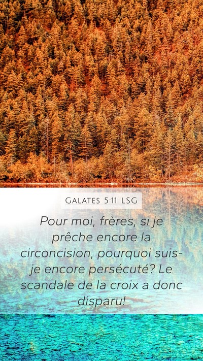 Galates 5:11 LSG Bible Verse Image