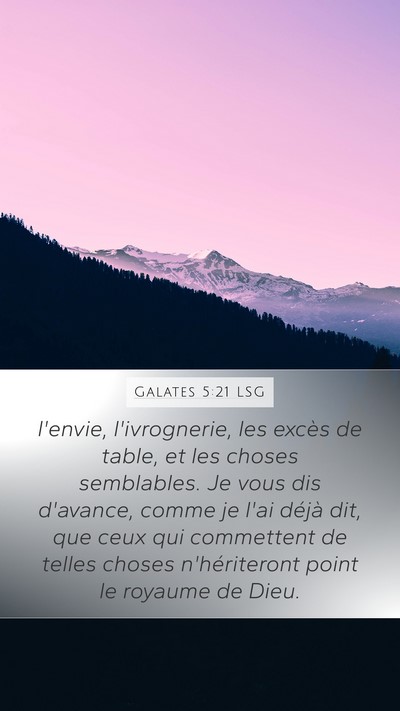 Galates 5:21 LSG Bible Verse Image