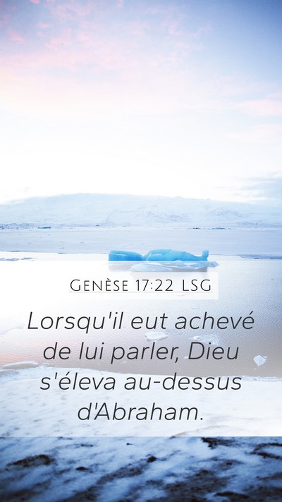 Genèse 17:22 LSG Bible Verse Image