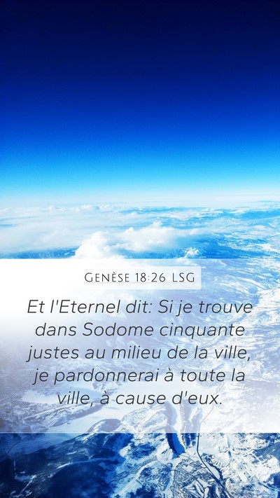 Genèse 18:26 LSG Bible Verse Image