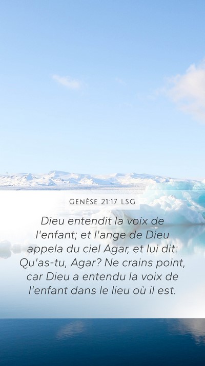 Genèse 21:17 LSG Bible Verse Image