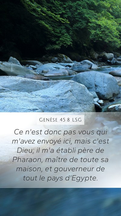 Genèse 45:8 LSG Bible Verse Image
