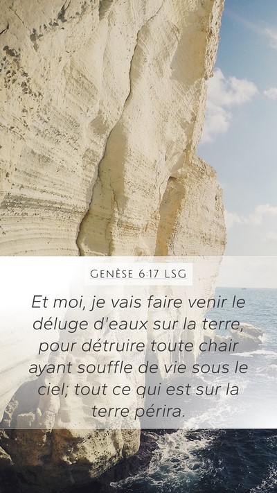 Genèse 6:17 LSG Bible Verse Image