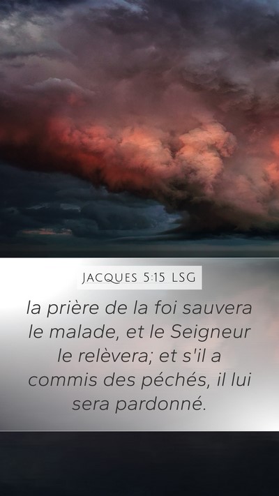 Jacques 5:15 LSG Bible Verse Image