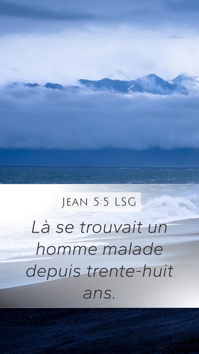 Jean 5:5 LSG Bible Verse Image