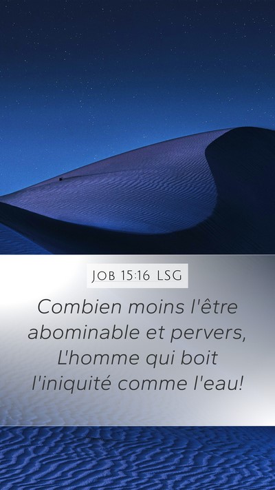 Job 15:16 LSG Bible Verse Image