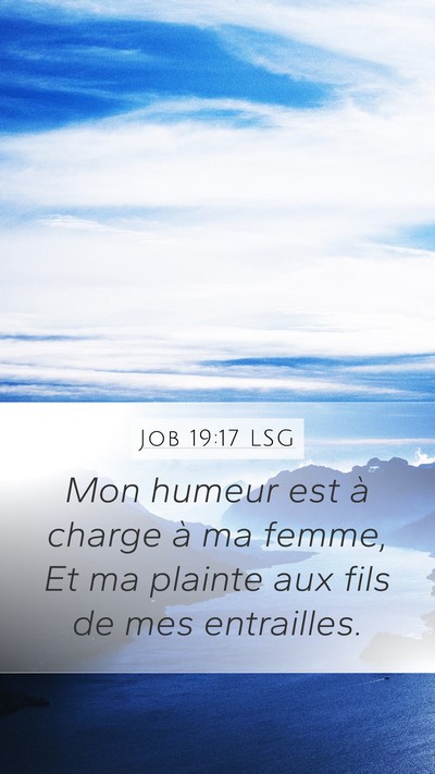 Job 19:17 LSG Bible Verse Image