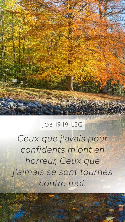 Job 19:19 LSG Bible Verse Image