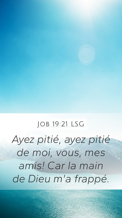 Job 19:21 LSG Bible Verse Image