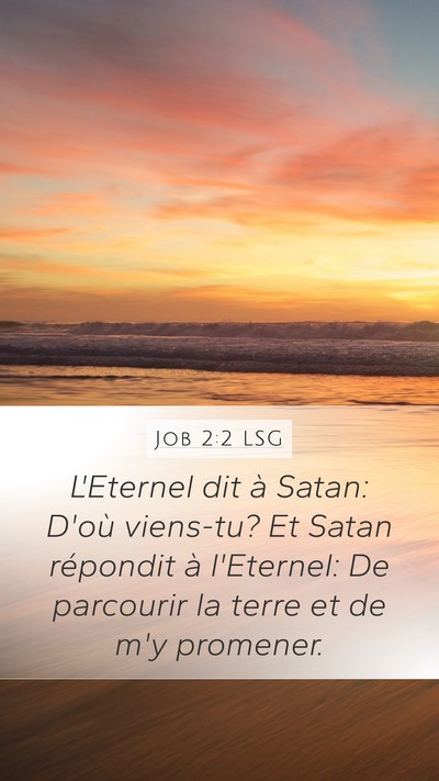 Job 2:2 LSG Bible Verse Image