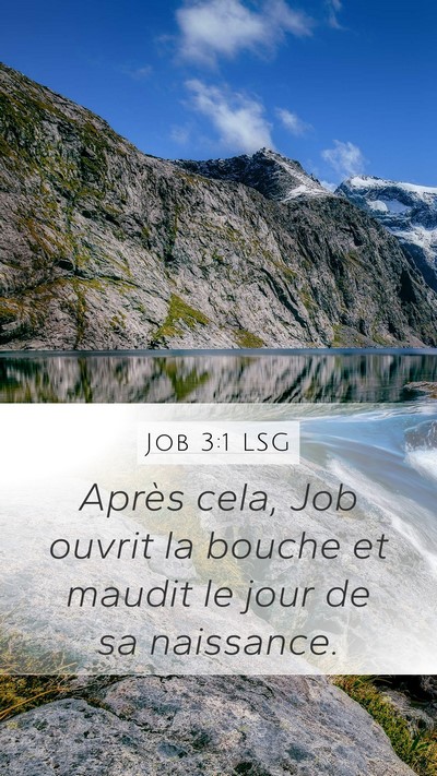 Job 3:1 LSG Bible Verse Image