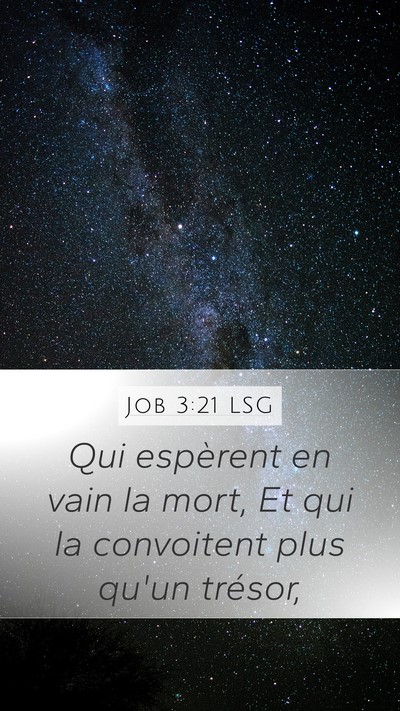 Job 3:21 LSG Bible Verse Image