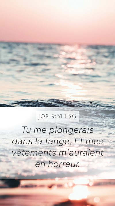 Job 9:31 LSG Bible Verse Image