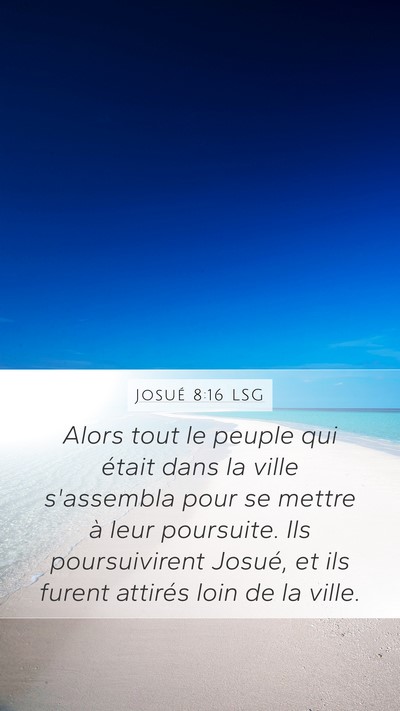 Josué 8:16 LSG Bible Verse Image