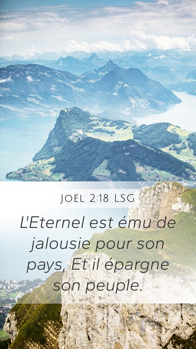 Joël 2:18 LSG Bible Verse Image