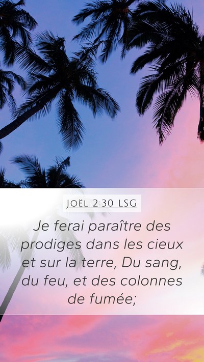 Joël 2:30 LSG Bible Verse Image