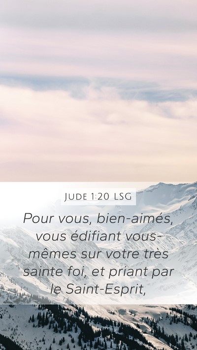 Jude 1:20 LSG Bible Verse Image
