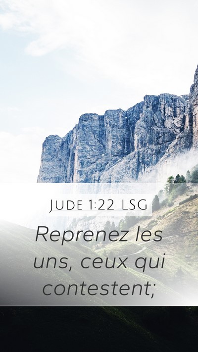 Jude 1:22 LSG Bible Verse Image