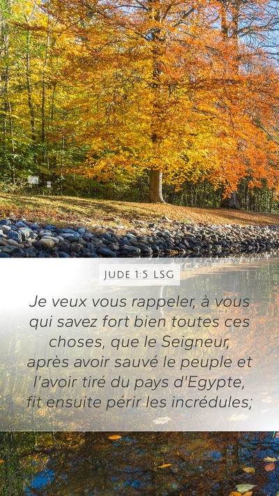 Jude 1:5 LSG Bible Verse Image