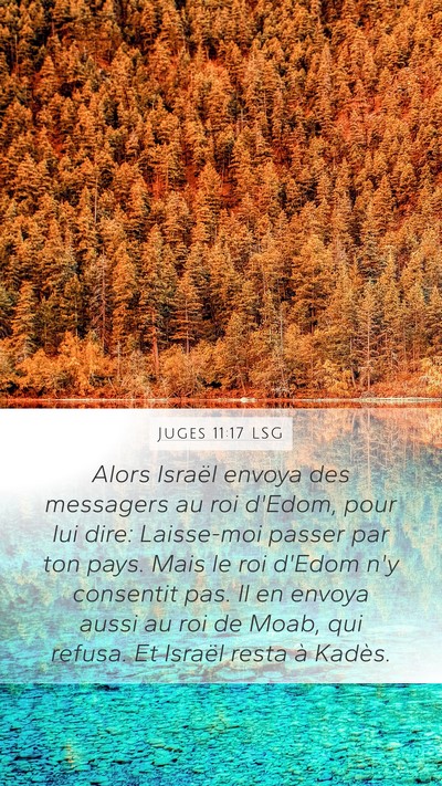 Juges 11:17 LSG Bible Verse Image