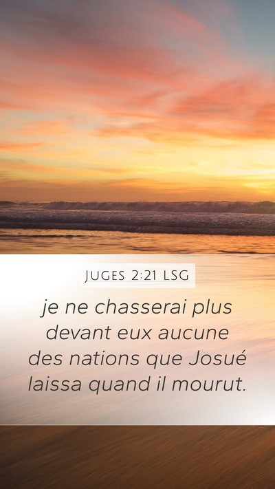 Juges 2:21 LSG Bible Verse Image